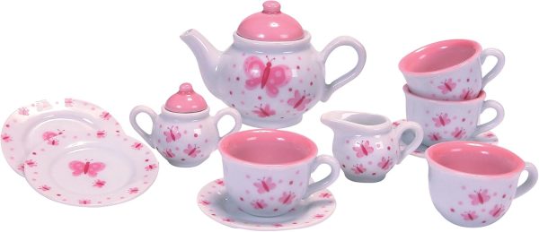Schylling Butterfly Porcelain Tea Set